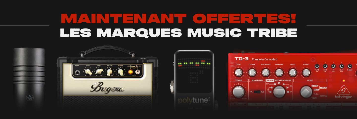 Maintenant offertes! Les marques Music Tribe