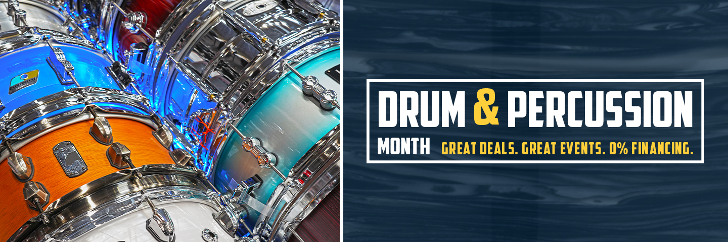 May is Drum & Percussion Month at Long & McQuade!