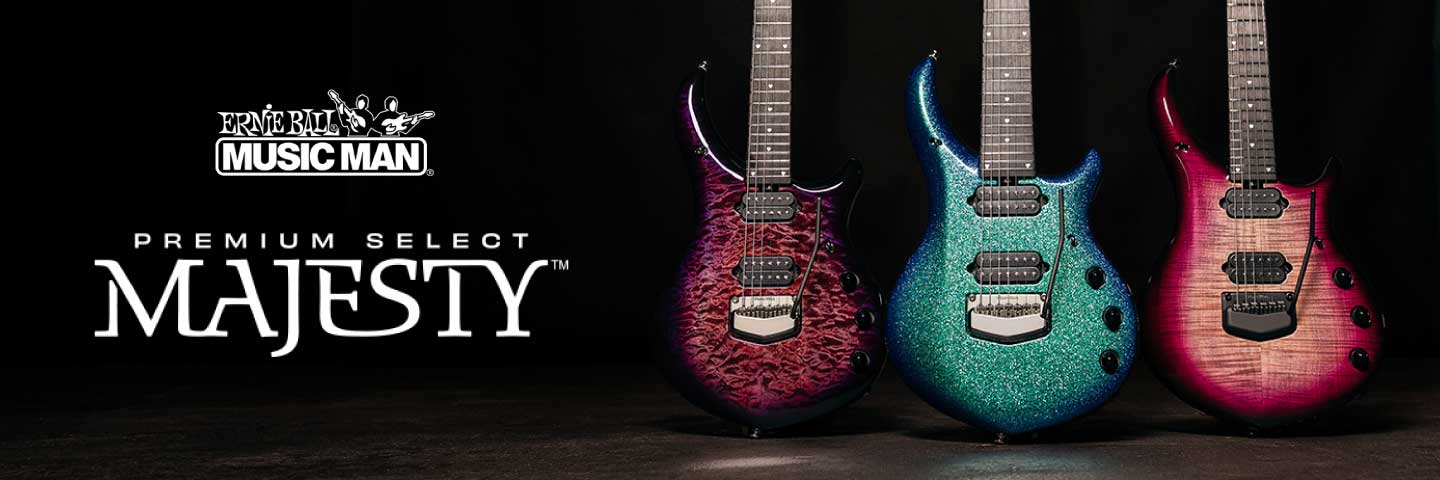 Discover The Majesty Premium Select from Ernie Ball Music Man