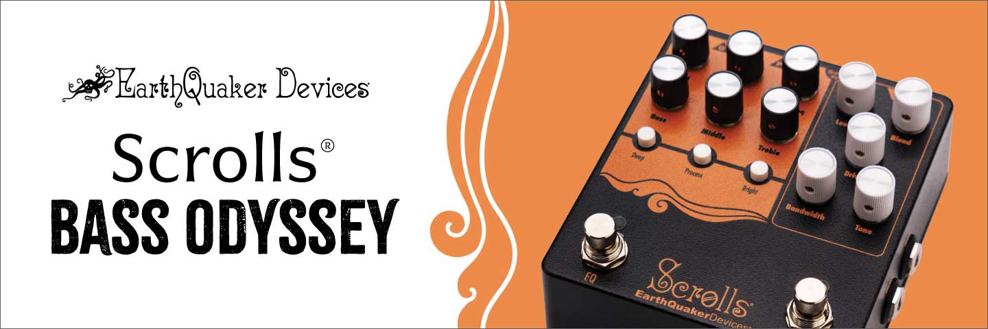 Introducing the Scrolls Bass Odyssey from Earthquaker Devices