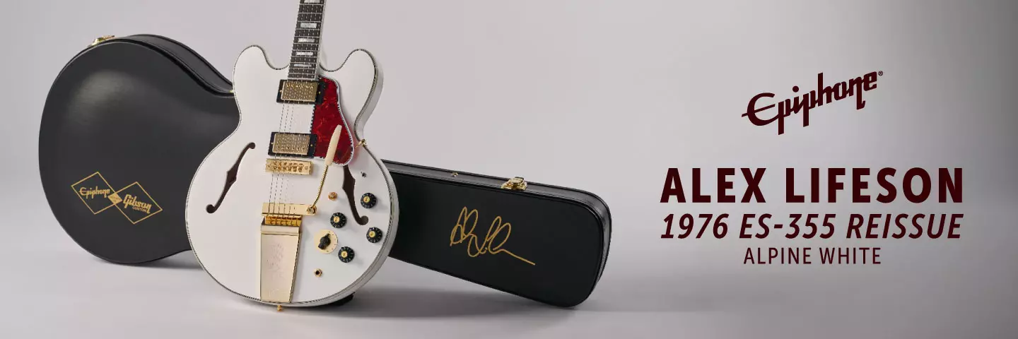 Push Boundaries with the Alex Lifeson 1976 ES-355 Reissue