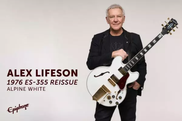 Push Boundaries with the Alex Lifeson 1976 ES-355 Reissue