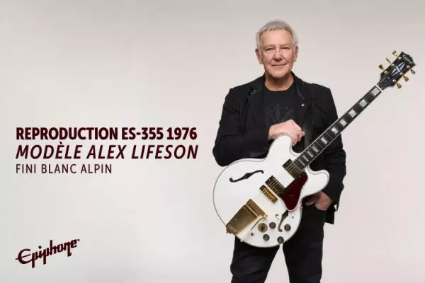 Repoussez les limites de votre cr�ation avec la reproduction ES-355 1976 mod�le Alex Lifeson