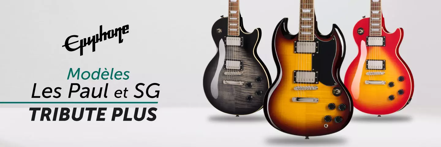 La srie Tribute Plus dEpiphone est arrive