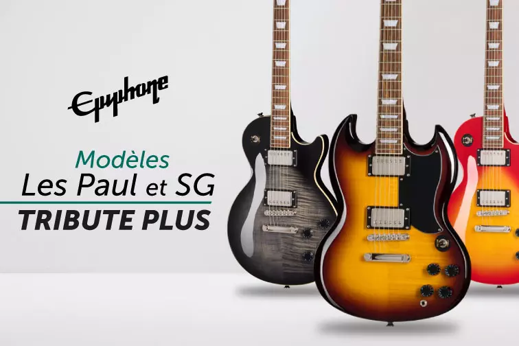 La srie Tribute Plus dEpiphone est arrive