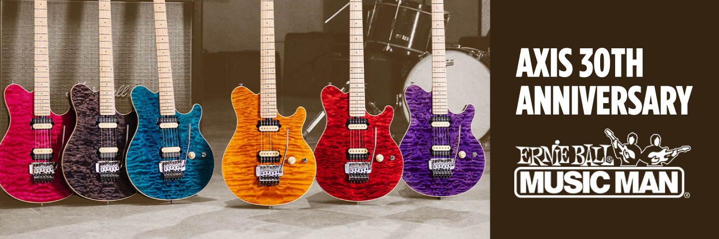 Ernie Ball Music Man Presents the Limited Edition 30th Anniversary Axis
