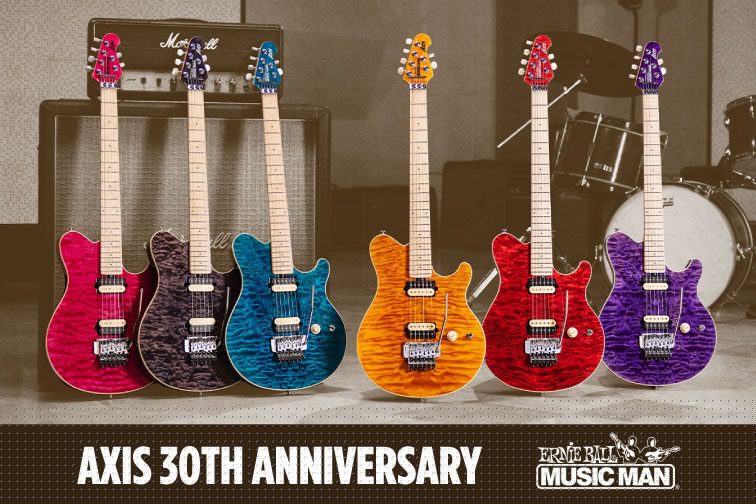 Ernie Ball Music Man Presents the Limited Edition 30th Anniversary Axis