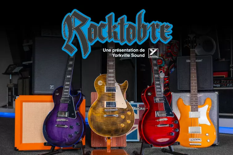 La promotion Rocktobre : 31 jours doffres allchantes prsentes par Yorkville Sound!