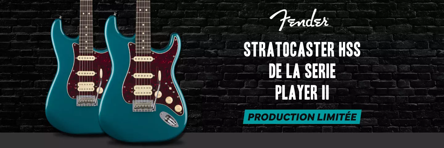 Une exclusivité Long & McQuade! Stratocaster Player II à configuration HSS, en série limitée