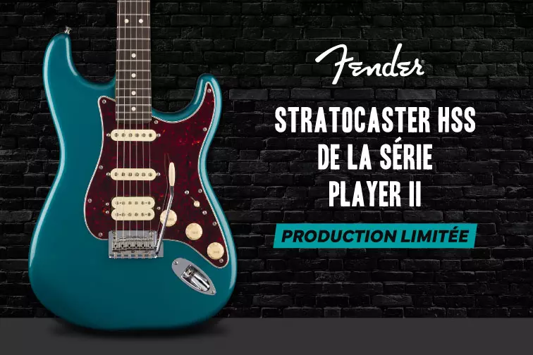 Une exclusivité Long & McQuade! Stratocaster Player II à configuration HSS, en série limitée