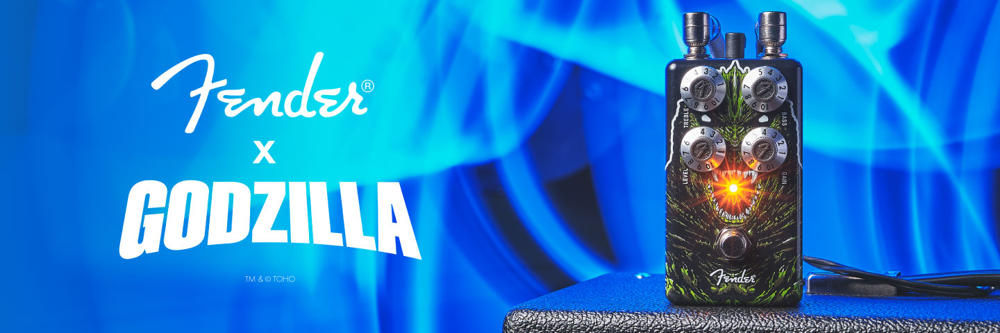 Unleash Sonic Might with the Fender Godzilla Distortion