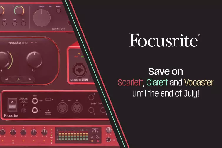 Focusrite Summer Savings