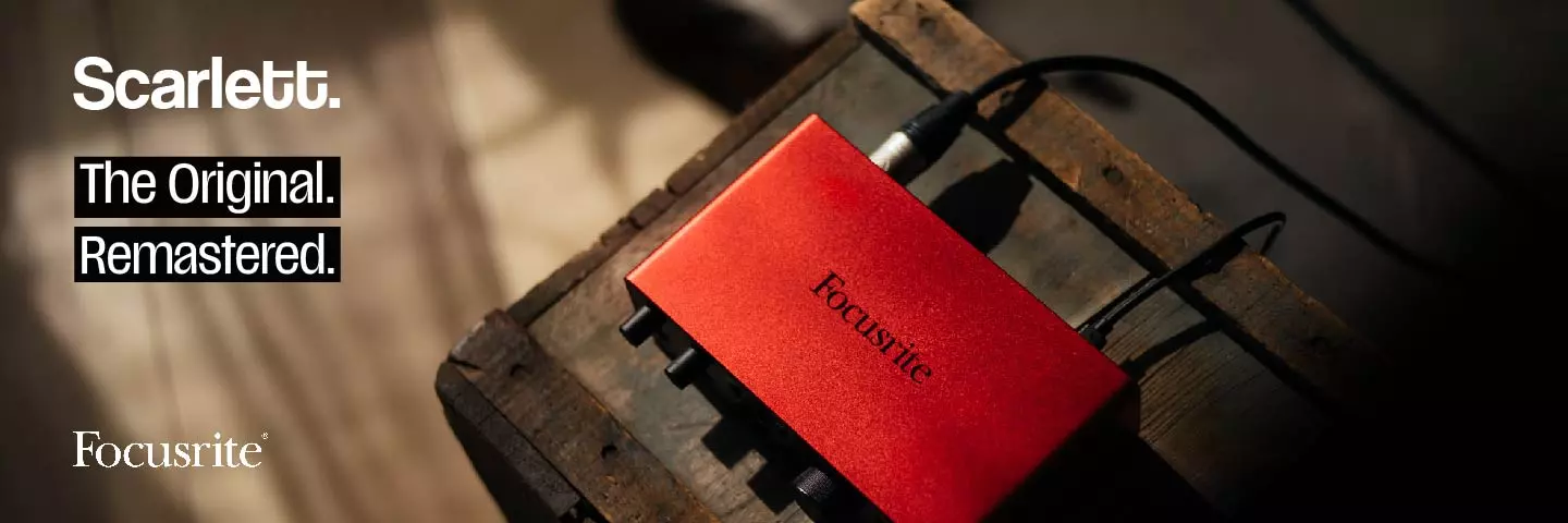 Introducing the new Scarlett Solo, 2i2, and 4i4.