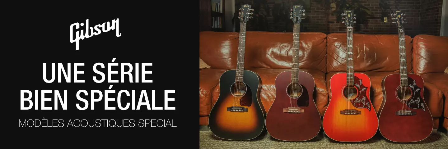 Les nouveaux modles acoustiques Special de Gibson