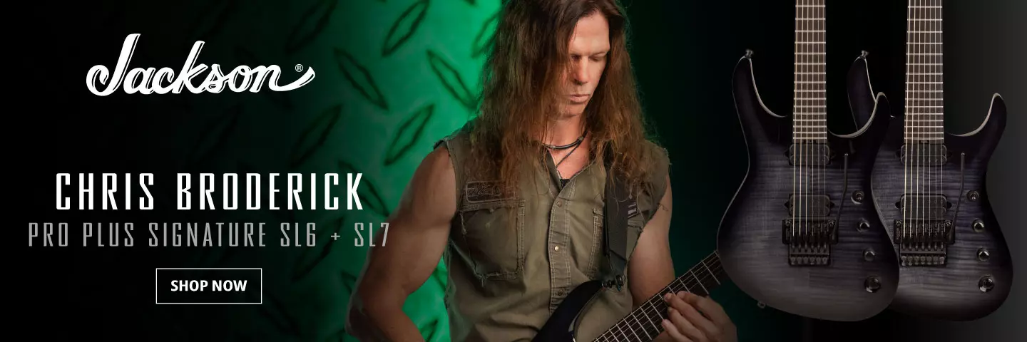 Discover the Jackson Pro Plus Signature Chris Broderick Soloist SL6 + SL7