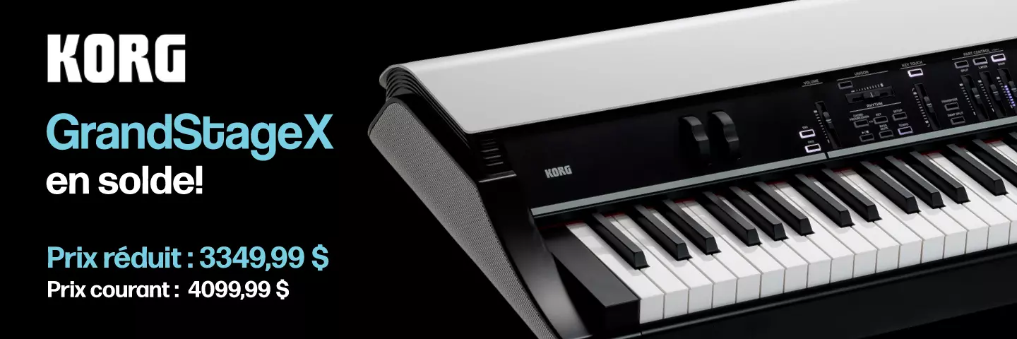 Le piano de scne vedette de Korg est en solde!