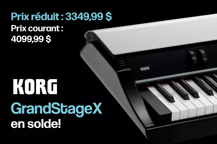 Le piano de scne vedette de Korg est en solde!