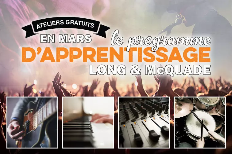 Le programme d'apprentissage Long & McQuade 2025