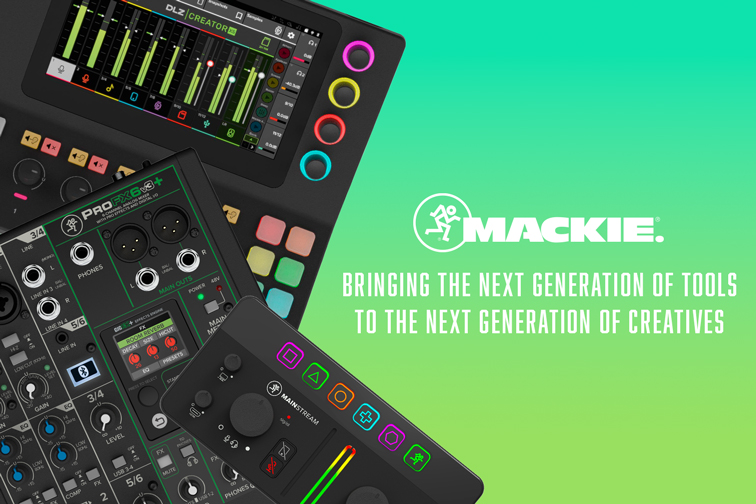 Brand New! Speakers, Mixers and More from Mackie