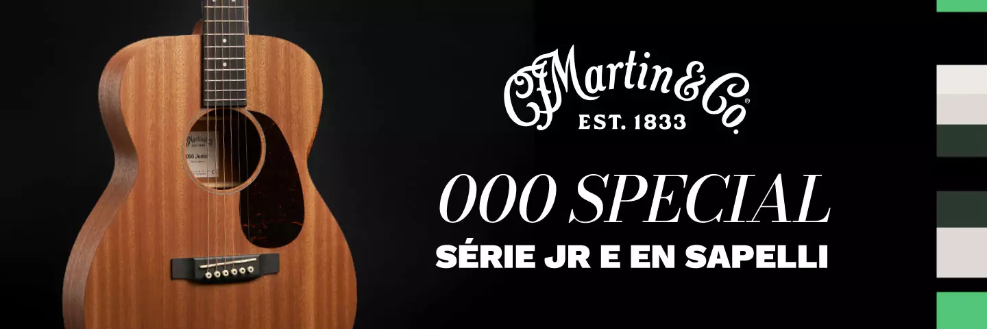 Voici la Martin 000 Special de la s�rie Junior E en sapelli