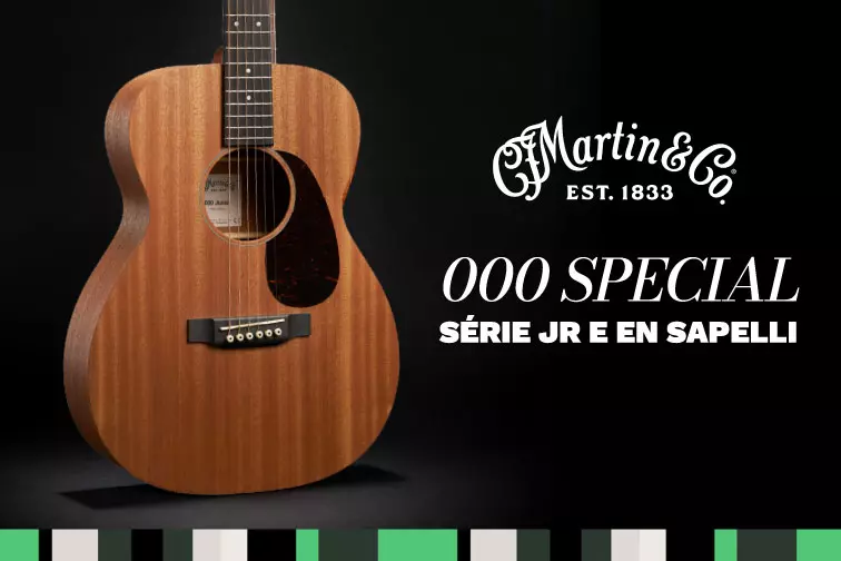 Voici la Martin 000 Special de la s�rie Junior E en sapelli