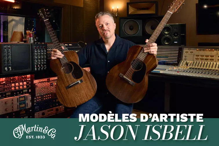 Martin prsente ses nouveaux modles folks crs en partenariat avec Jason Isbell