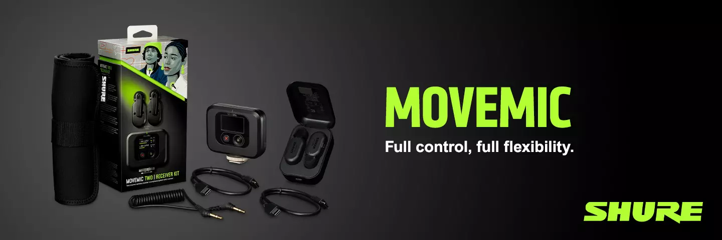 New! Shure MoveMic Wireless Microphones