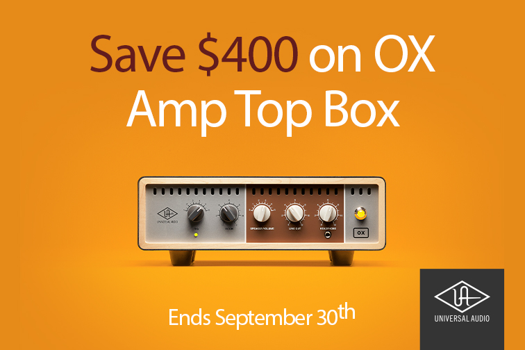 Save $400 on OX Amp Top Box
