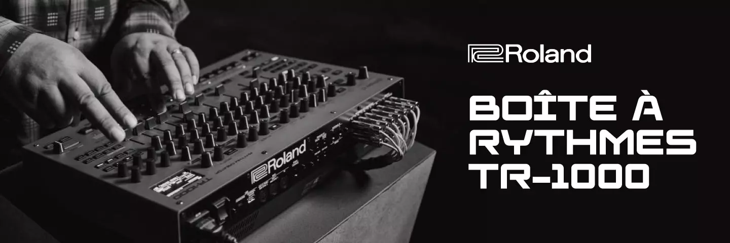La bote  rythmes TR-1000 : le modle le plus perfectionn de Roland.