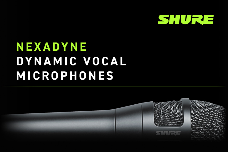 New! Shure Nexadyne Dynamic Vocal Microphones