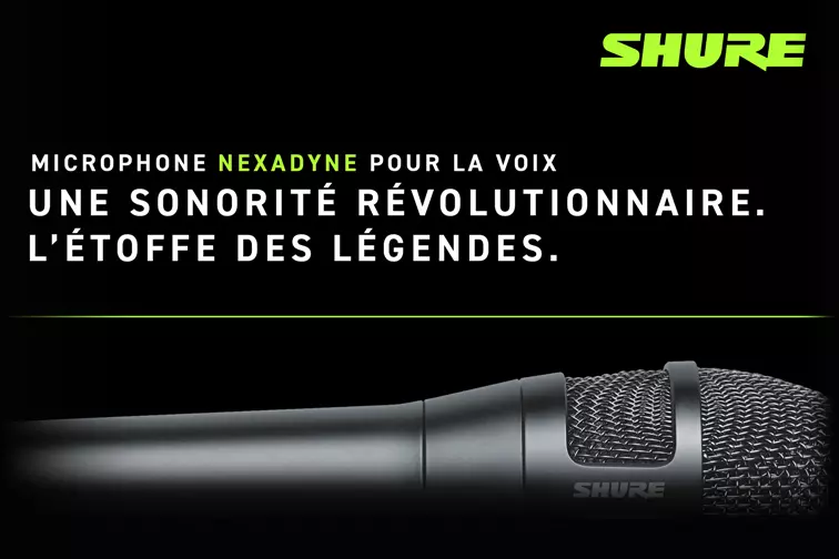 Shure Nexadyne : la nouvelle gnration de microphones  main