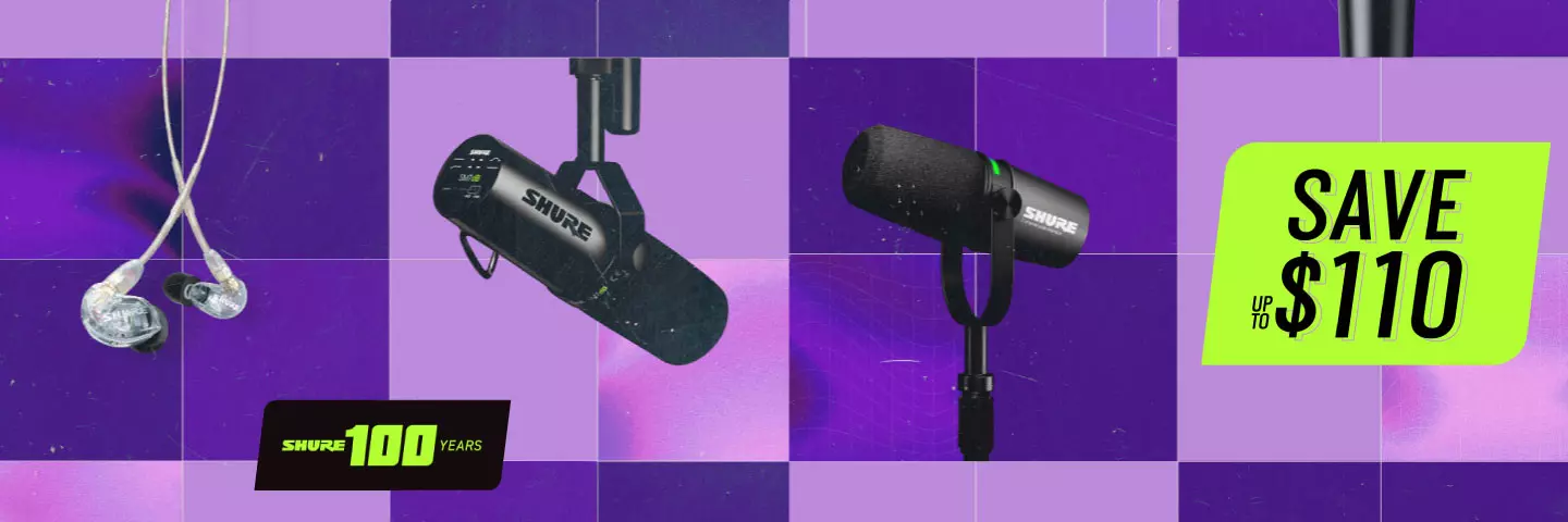 Enjoy Holiday Savings on Best-Selling Audio Products from Shure!