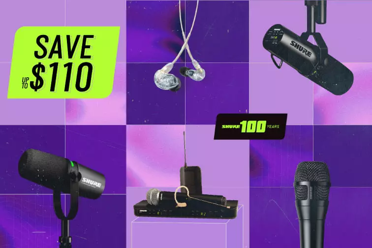 Enjoy Holiday Savings on Best-Selling Audio Products from Shure!