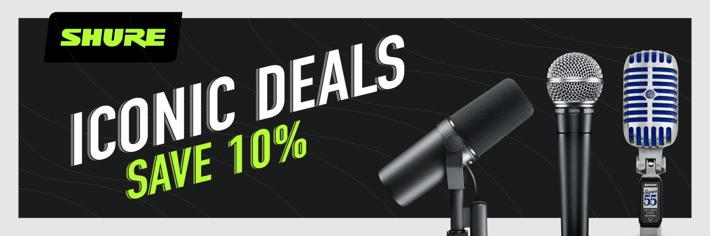 Get Iconic Deals on Iconic Mics!