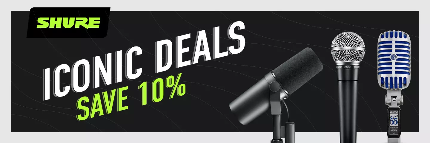 Get Iconic Deals on Iconic Mics!