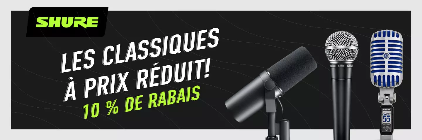 Profitez d�une offre all�chante sur des microphones exceptionnels!