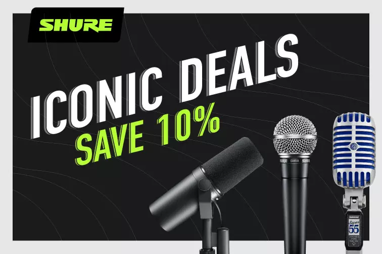 Get Iconic Deals on Iconic Mics!