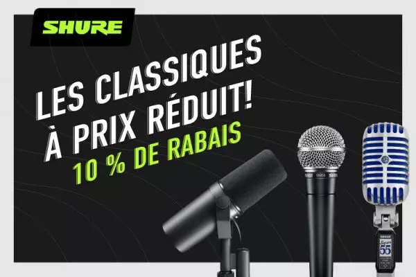 Profitez d�une offre all�chante sur des microphones exceptionnels!