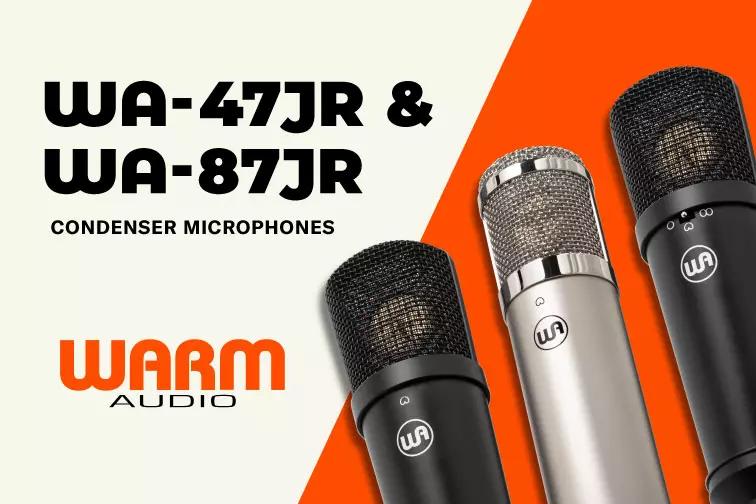 Discover the New WA-47jr & WA-87jr Condenser Mics from Warm Audio