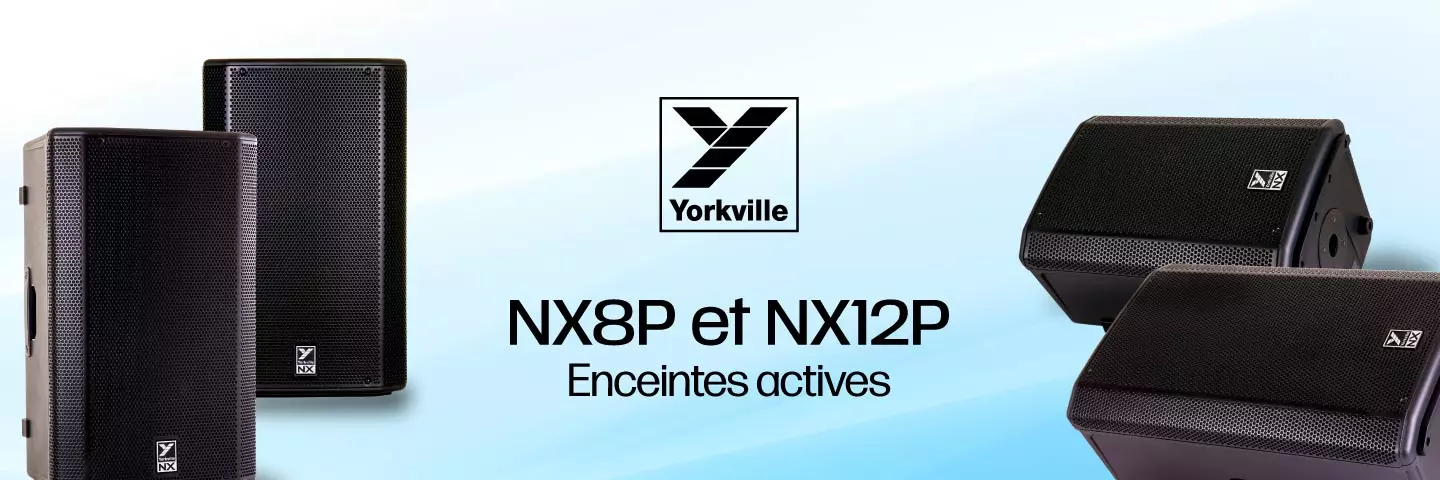 Nouveaut : enceintes actives NX8P et NX12P