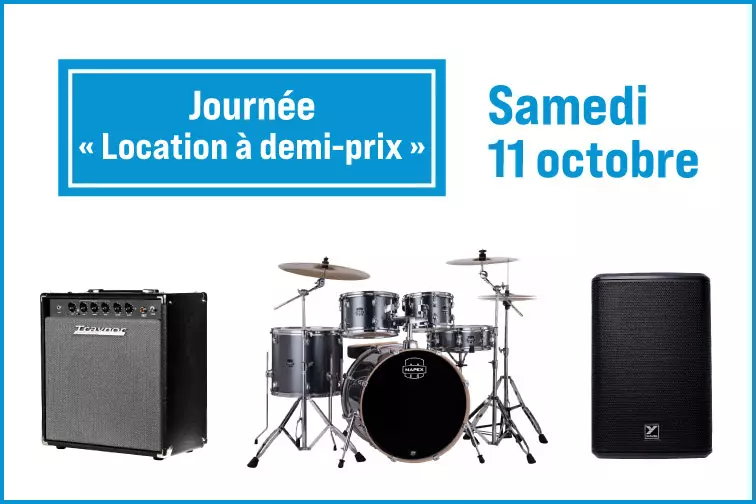 Cest la journe  Location  demi-prix !