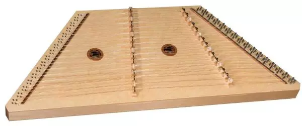Dusty Strings Overture Hammered Dulcimer with Case and Stand - 3 Octave - Natural
