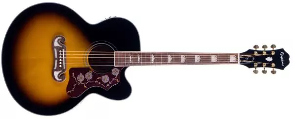 Epiphone J-200 EC Studio Acoustic/Electric - Vintage Sunburst