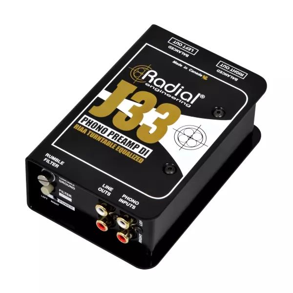 Radial J33 Turntable Preamp/DI Box