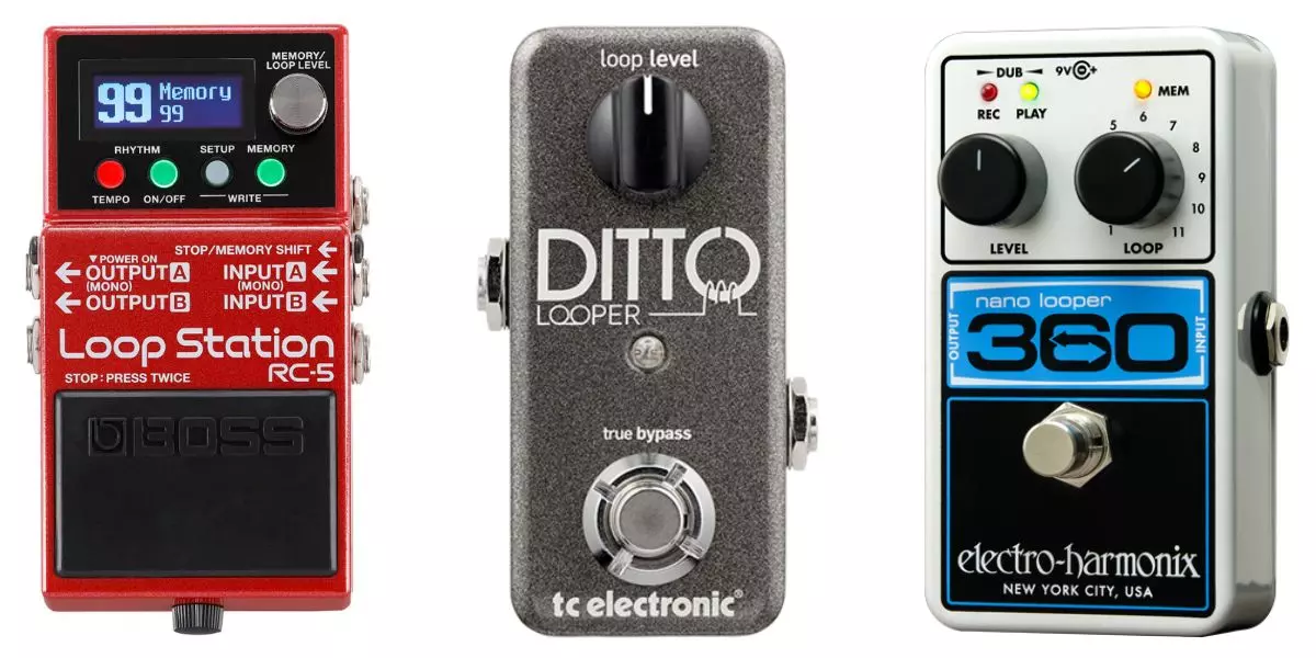 Boss RC-5, TC Electronic Ditto, & Electro-Harmonix Looper Pedal Effects