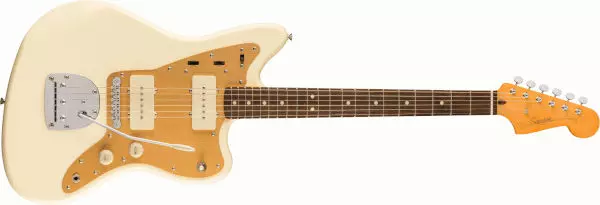 A J Mascis Jazzmaster guitar in vintage white