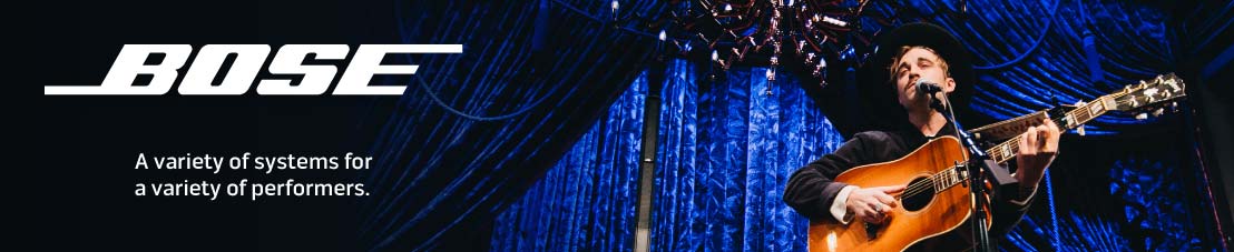 Bose Professional Products Landing Page Banner