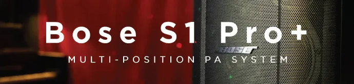 Bose Professional Products Landing Page Banner