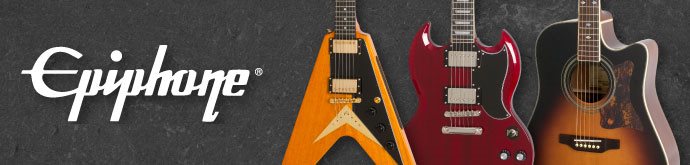Epiphone Landing Page Banner