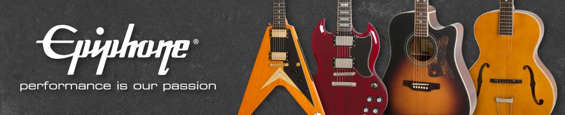 Epiphone Landing Page Banner